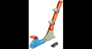 Hot Wheels Vertical Power Launch Baan met Auto
