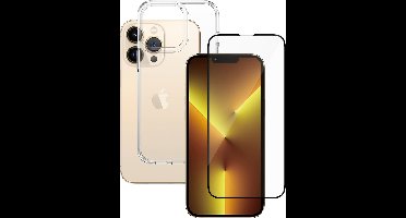 PanzerGlass SAFE Hoesje voor Apple iPhone 13 Pro + Screen Protector - 2 in 1 (1 x Hoesje + 1 x Screen Protector) (Transparant Hoesje)