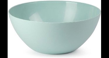 Plasticforte Serveerschaal/saladeschaal - D26 x H12 cm - kunststof - mintgroen - 3500 ml
