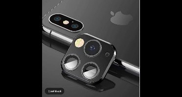 LuxeBass Lens Cover geschikt voor iPhone 11 Camera Lens Glass Protector - Zwart