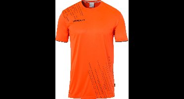 Uhlsport Score 26 Voetbalset Korte Mouw Kinderen - Fluo Oranje / Zwart | Maat: 116