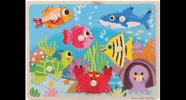 Houten kinderen puzzel-vissen-houtenpuzzel-verjaardag-kerst-sinterklaas-kado-cadeau-gift-kinderen