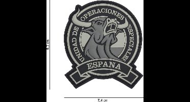 101 Inc Embleem 3D Pvc Espana Grijs  1108