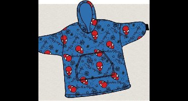 SpiderMan Hoodie Fleece deken, True Hero - Kind - One Size