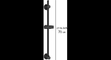 Douchestang, bevestiging zonder boren, 70 cm, WENKO