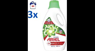 Ariel Vloeibaar Wasmiddel + Ultra Vlekverwijderaar - 3 x 28 Wasbeurten - Voordeelverpakking