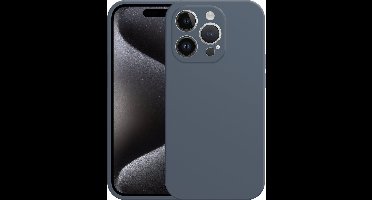 Just in Case hoesje geschikt voor iPhone 15 Pro Hoesje - Color Backcover - Blauw