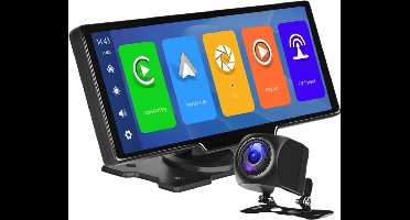 Boscer Smart Navigatiesysteem Auto - Ingebouwde FULL HD Dashcam - Apple Carplay & Android Auto (draadloos) - 9.3 Inch Touchscreen scherm voor Autoradio - Bluetooth - Achteruitrijcamera