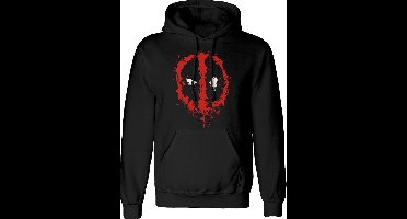 Deadpool Splat Hoodie Heren Trui met capuchon - zwart - XL