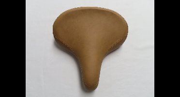 Velo - Zadel - Fietszadel - Dames - Beige - elastomeer vering - 25cm op 27 cm