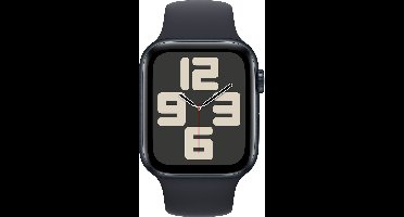 Apple Watch SE 2023 - GPS + Cellular - 44mm Midnight Aluminium Case with Midnight Sport Band - M/L
