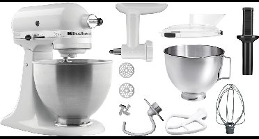 KitchenAid 5K45SSEWH - Wit - 4,28L - A150097 - Horeca & Professioneel