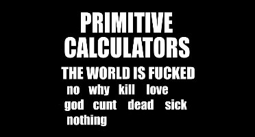 Primitive Calculators - The World Is Fucked (CD)