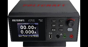 VOLTCRAFT DSP-6010 Labvoeding, regelbaar 0 - 60 V 0 - 10 A 300 W USB 2.0 bus A Op afstand bedienbaar Aantal uitgangen: