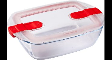 Cook &, Heat Voedselcontainer Rechthoek met Deksel 23 x 15cm
