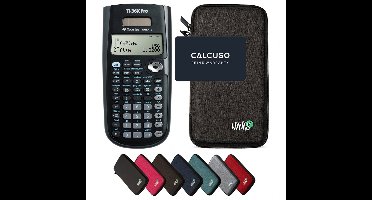 TI-36X Pro MultiView incl. WYNGS Beschermhoes Donkergrijs - Wetenschappelijke Rekenmachine - Basis Pakket
