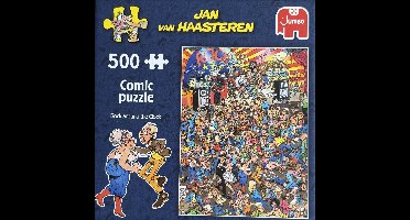 Rock around the clock comic puzzle Jan van Haasteren jumbo puzzel 500 stukjes