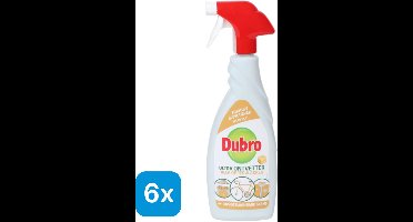 6 x Dubro ontvetter spray 100% hygiëne - Super krachtig tegen vuil en vet