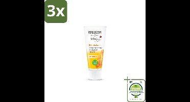 3 x WELEDA - Billenbalsem - Baby Calendula - 30 ml - Grootverpakking - Babybillen - Luieruitslag - Billenbalsem - Babyhuid - Natuurlijke Verzorging