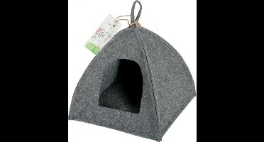 Zolux neo comfort knaagdier bed iglo lichtgrijs 26,5x26,5x31,5 cm