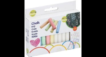 School bordkrijt - 24 stuks in Verschillende Kleuren - Kinderen - Creatief