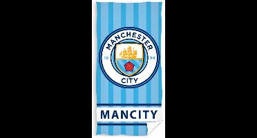 Manchester City Strandlaken Blauw – 75 x 150 cm – 100% Katoen