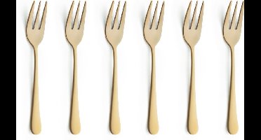 Amefa Austin Vintage Goud PVD - 6 taartvorkjes