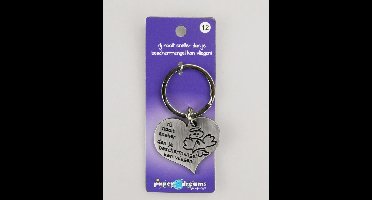 Hart sleutelhanger - Beschermengel