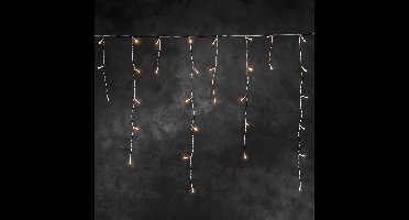 Lichtgordijn voor buiten - 336 LEDs - Extra warm wit - 11 meter - Kerstverlichting