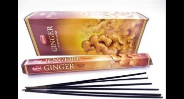 HEM Wierook - Ginger - Slof (6 pakjes/120 stokjes)