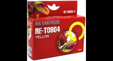 FLWR T0804 geel - Geschikt voor Epson