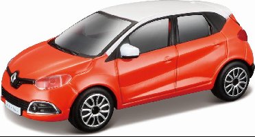 Bburago Renault Captur schaalmodel modelauto 1:43 oranje/wit