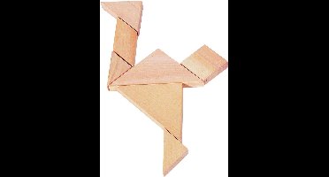 Goki Tangram hout: 7-delig 2