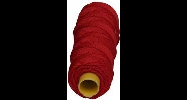 Touwfabriek G. van der Lee Metselkoord 406014 Nylon Rood Rol 50M