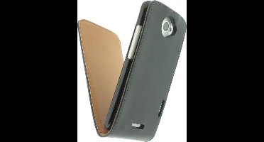 Xccess Leather Flip Case HTC One X Black