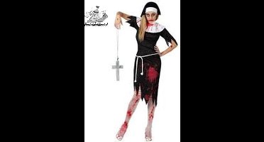 "Gelovige zombie kostuum voor dames Halloween artikel - Verkleedkleding - Large"