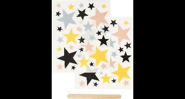 CC Rub-on Sterren 12x15 cm 2 vellen