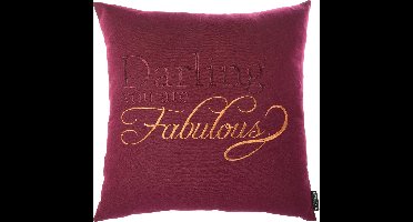 Riverdale Fab - Kussen - 45x45cm - burgundy