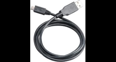 Akasa USB Micro-B cable USB-kabel 1 m USB A Micro-USB B Zwart