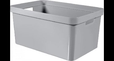 Curver Infinity Opbergbox - 45 liter - kunststof - grijs set van 5