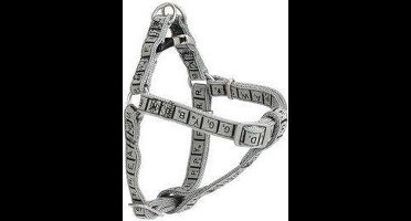 Nylon borsttuig Typo. Groen, verstelbaar.