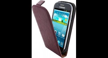 Mobiparts Vintage Flip Case Samsung Galaxy S3 Mini Rubin
