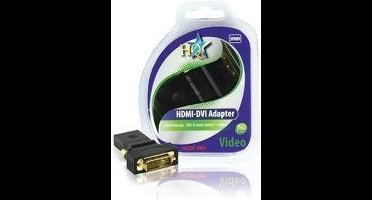 HQ kabeladapters/verloopstukjes Adapter HDMI vrouwelijk - DVI mannelijk swivel + rotate