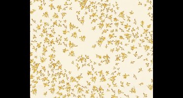 KLASSIEK BLOEMETJES BEHANG - Beige Geel Goud - AS Creation Versace 4