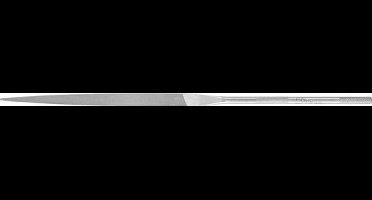 Precisie-naaldvijl Kap 1 Staal Plat/spits 160mm Rüggeberg