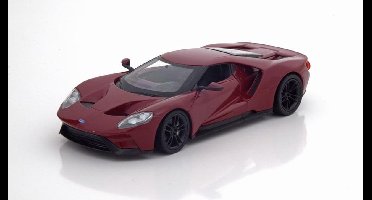 Ford GT 2017 Bordeaux Rood 1-24 Welly