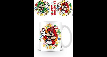 Super Mario Mug - Happy Holidays