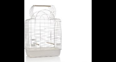 Beeztees Sonia Open - Vogelkooi - Wit - Groot - 54x34x74 cm