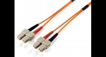 Equip 253337 Glasvezel kabel 15 m LSZH OS2 2x SC Geel