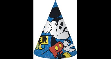 Mickey Mouse Feesthoedjes Party 6 stuks
